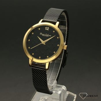 Zegarek damski Bruno Calvani BC2532 'Stylowa czerń' Zegarek damski w idealnym i modnym połączeniu kolorów. Czarny i złoty to kolory które zawsze świetnie się prezentują i elegancko wyglądają na kobiecym nadgarstk (2).jpg